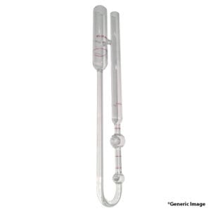 Kalibre Edilmiş U-Tube Ters Akış Viskozimetre Boyut Kodu 3 UKAS Kalibrasyonlu | Calibrated U-Tube Reverse Flow Viscometer Size Code 3 UKAS Calibrated