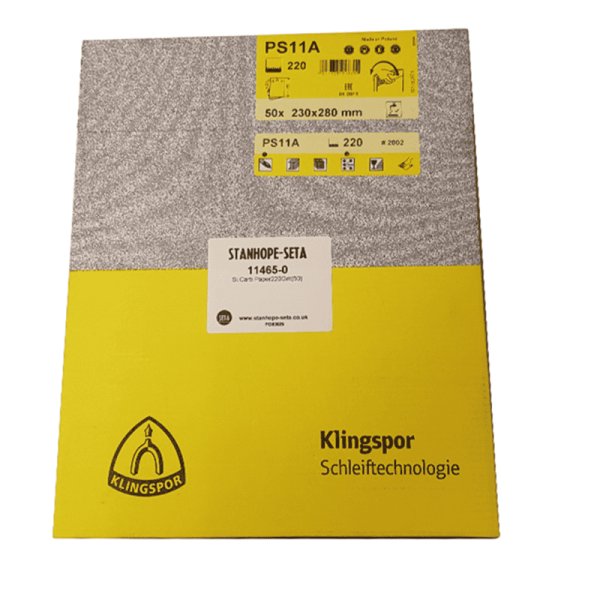 Silisyum Karbür Kağıt P220 FEPA Sınıfı (50'li Paket) | Silicon Carbide Paper P220 FEPA Grade  (Pack of 50)