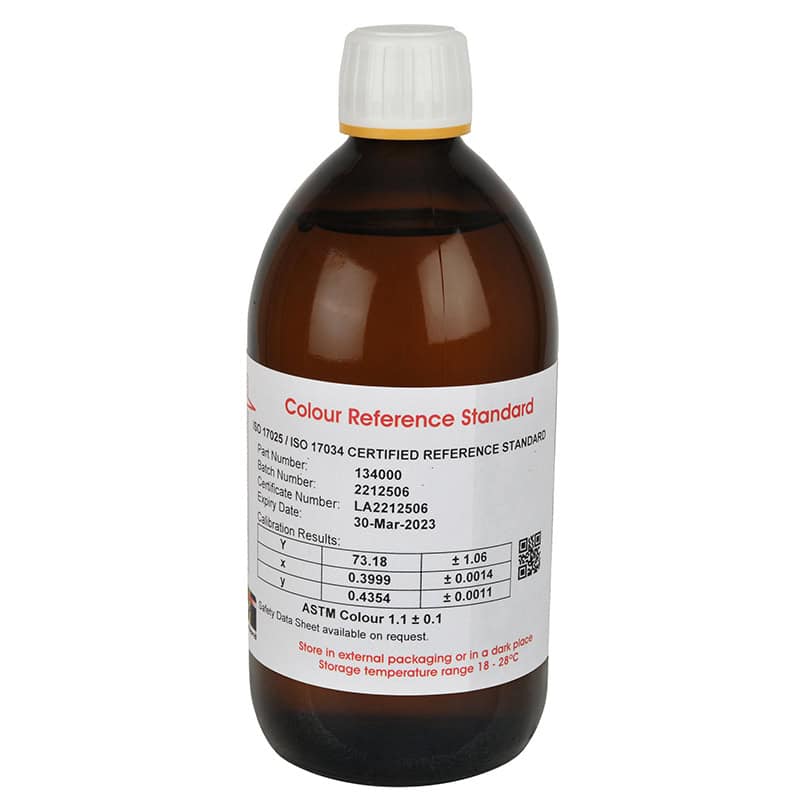 ASTM Renk Referans Standardı Sertifikalı Değer (nom) 7 500 ml | ASTM Colour Reference Standard Certified Value (nom) 7 500 ml