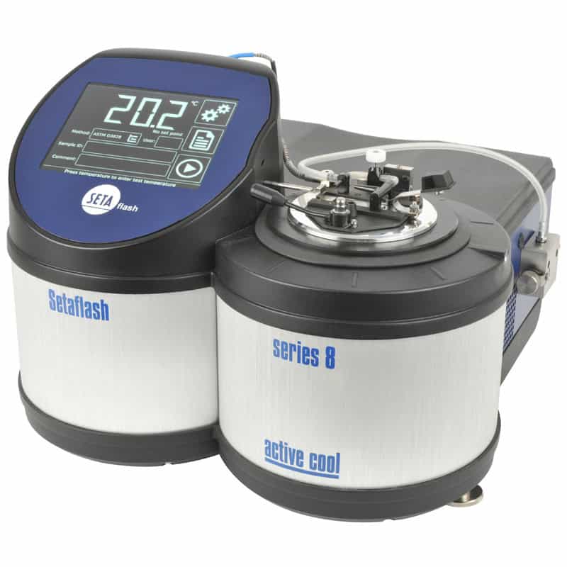 Setaflash Series 8 ActiveCool Parlama Noktası Test Cihazı – Gaz Ateşleyici ve Korozyona Dirençli Kap | Setaflash Series 8 ActiveCool Flash Point Tester – Gas Ignitor and Corrosion Resisting Cup