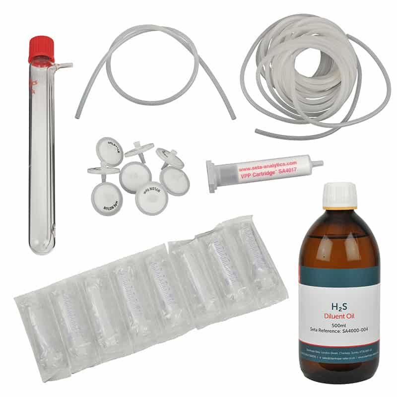H2S Sarf Malzemeleri kiti (200 test) | H2S Consumables kit (200 tests)