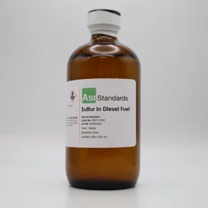 ASI Standards kükürt kalibrasyon seti şişesi