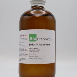 ASI Standards kükürt kontrol standardı şişesi