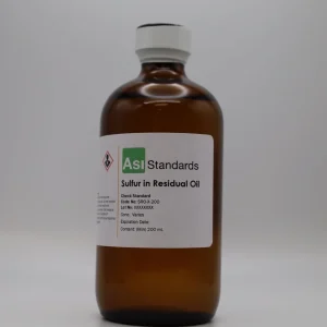 ASI Standards kükürt kontrol standardı şişesi