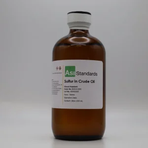 ASI Standards kükürt kontrol standardı şişesi