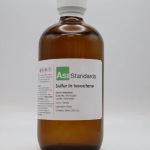 ASI Standards kükürt kontrol standardı şişesi