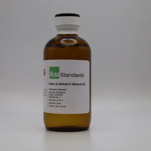 ASI Standards kükürt ve metal standardı şişesi