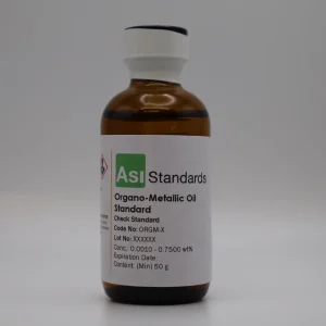 ASI Standards kükürtsüz derişik organometalik çözelti şişesi