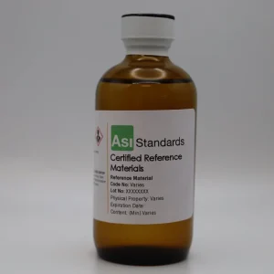 ASI Standards laboratuvar kimyasalı şişesi