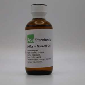 ASI Standards laboratuvar kimyasalı şişesi