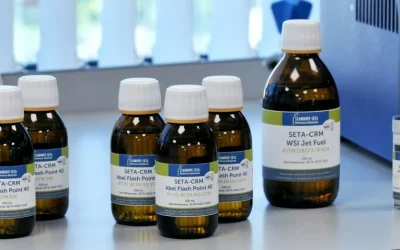 Stanhope-Seta, UKAS ISO 17034 kapsamına parlama noktası ve WSI için beş yeni CRM ekledi